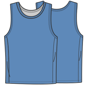 Fashion sewing patterns for Bascketball T-Shirt 7570